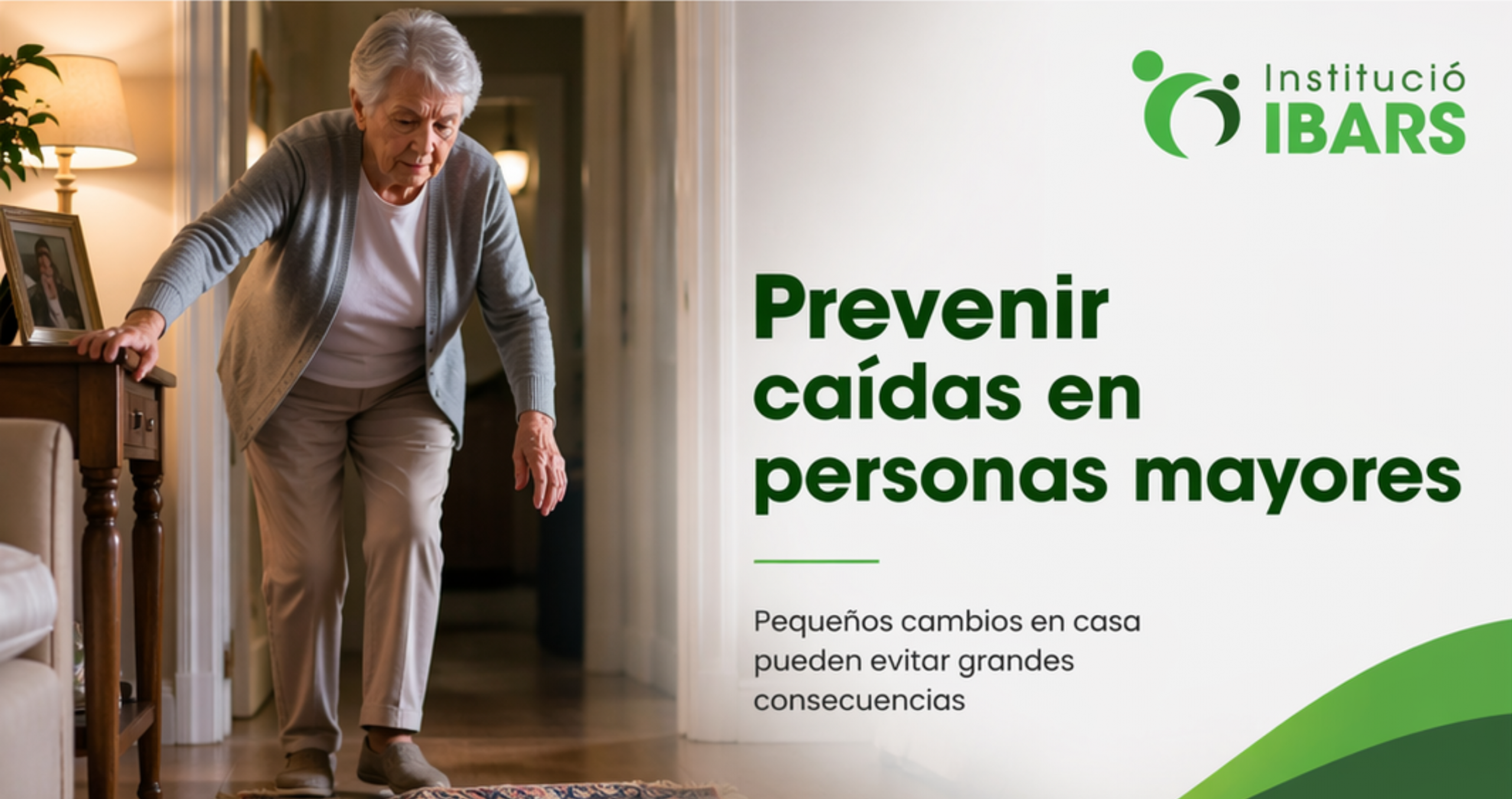 Prevención de caídas en personas mayores en casa: guía práctica para familias