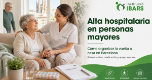 Atención domiciliaria después del alta hospitalaria de una persona mayor