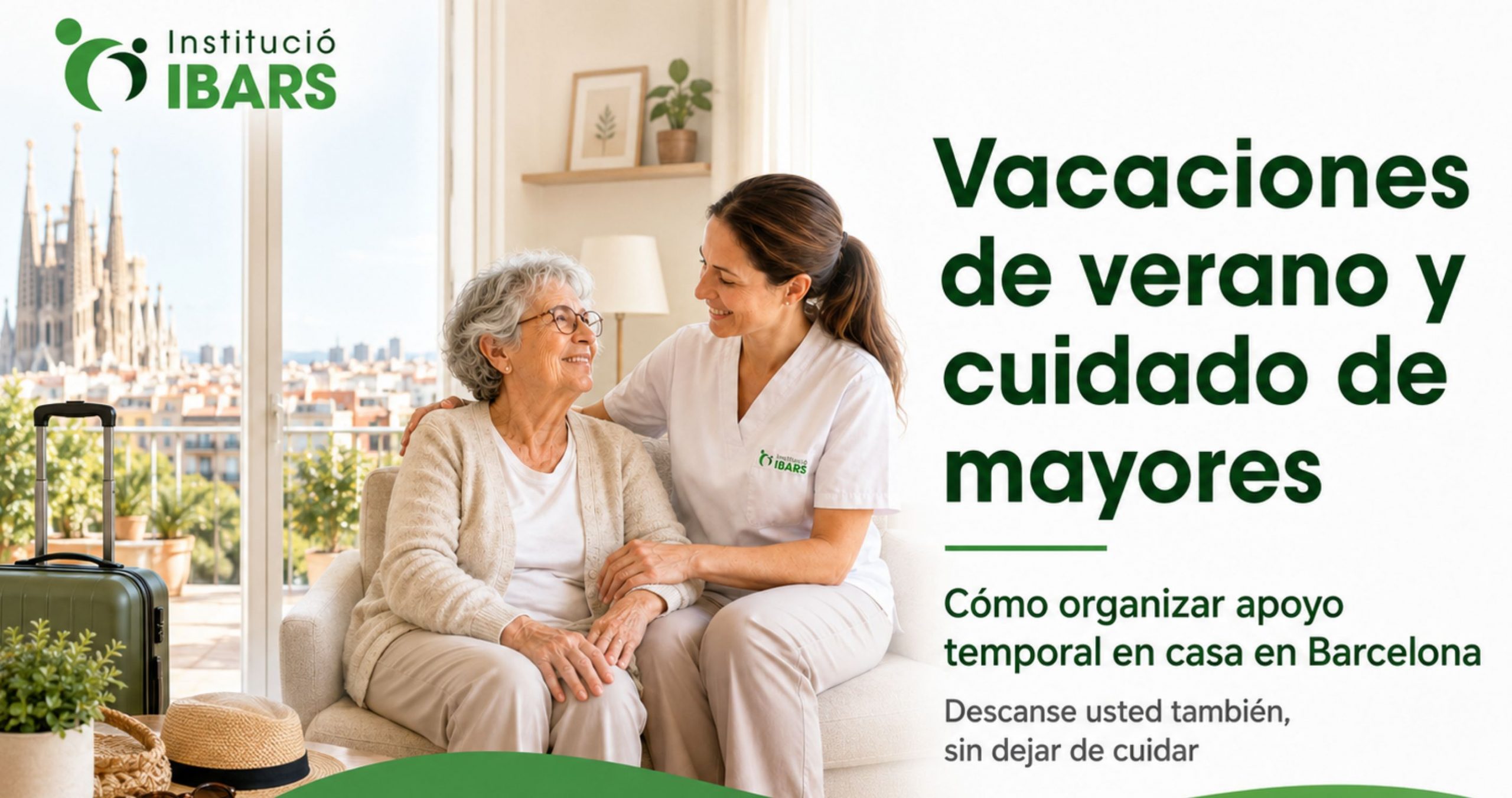 ¿Quién cuida de su familiar mayor cuando usted se va de vacaciones?